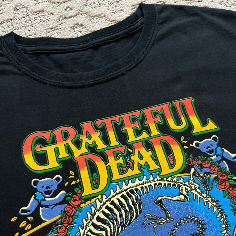 🐢 '18 Grateful Dead Band Uncle Sam Gator Tony Millionaire Art Ripple Junc. Tee - Picture 5 of 14